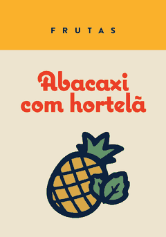 Abacaxi com hortelã